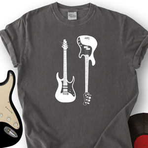 Electric and Bass Guitar T-Shirt