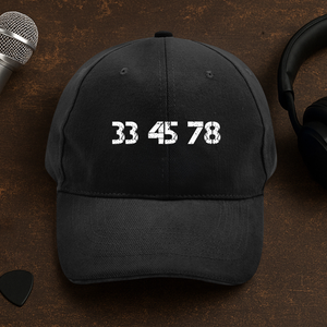 33-45-78 RPM Turntable Cap