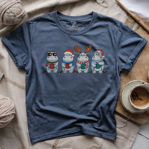 Hippo Knitmas T-shirt