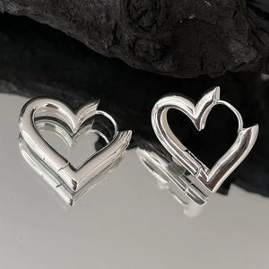 Open Heart Earrings