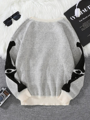 Skeleton Pullover Sweater