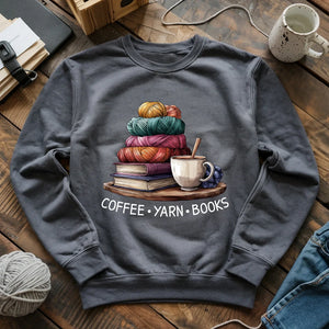 Coffee Yarn Books Sweatshirt