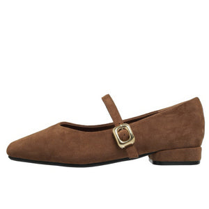 Meet Me On Campus Mary Jane Flats