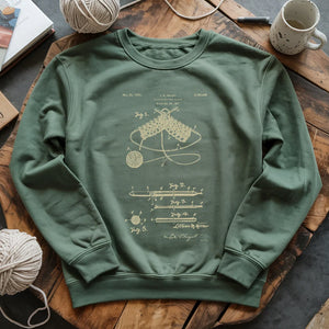 Vintage Knitting Pattern Sweatshirt