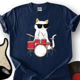 Drummer Cat T-Shirt