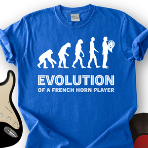 Evolution Of A French Horn Player T-Shirt