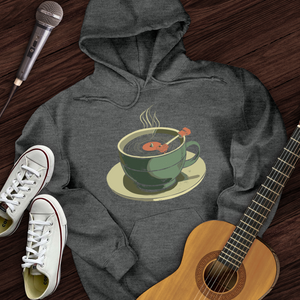 Coffee Cup Record Player Hoodie