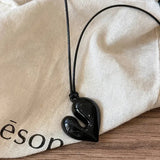 Abstract Heart Necklace