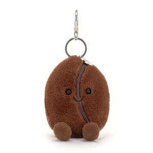 Coffee Bean Bag Charm
