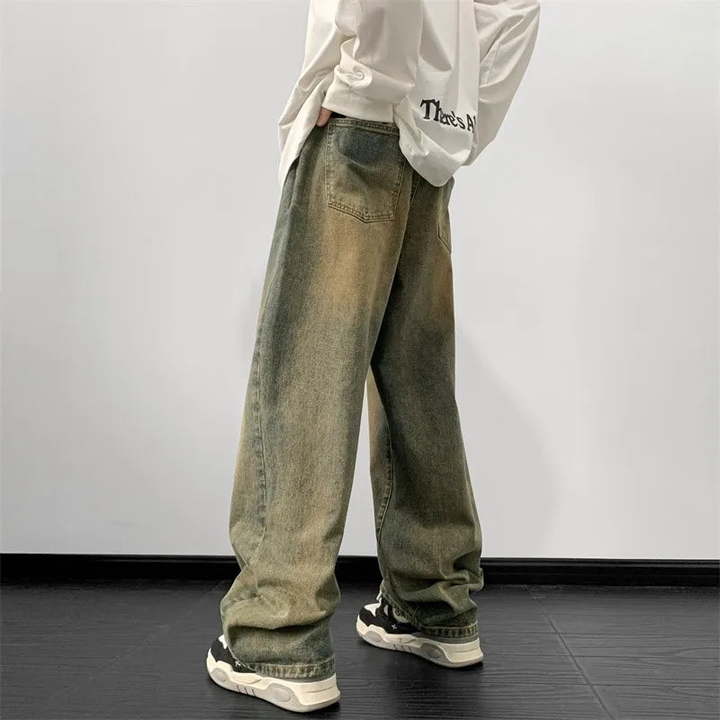 Baggy Washed Denim Jeans