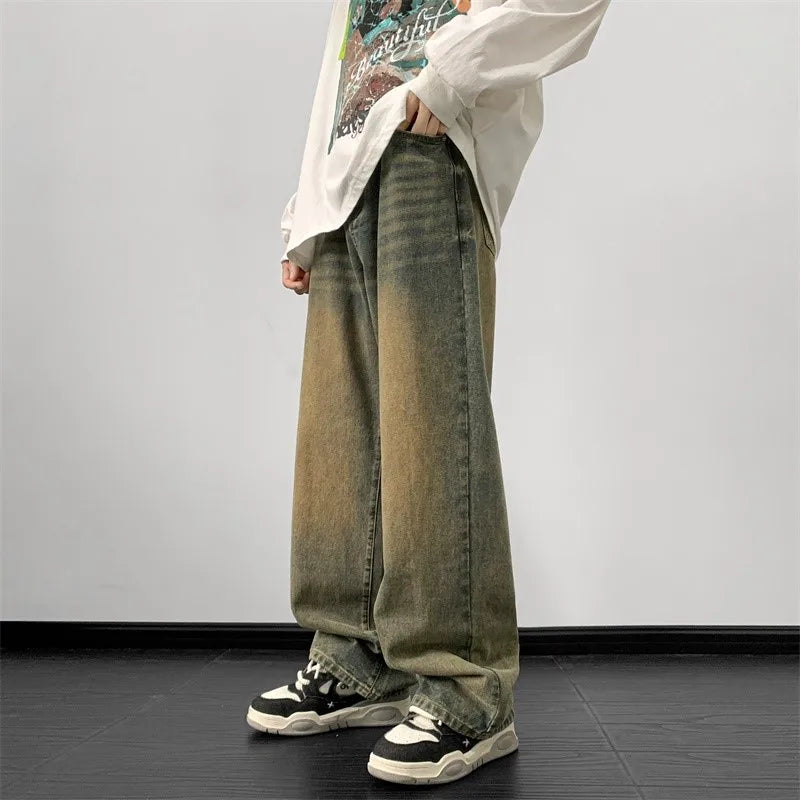 Baggy Washed Denim Jeans