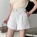 Belted Mini Shorts
