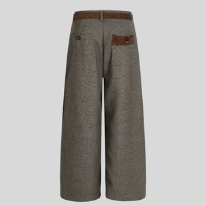 Belted Pleated Pants