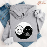 Black & White Sheeps Hoodie