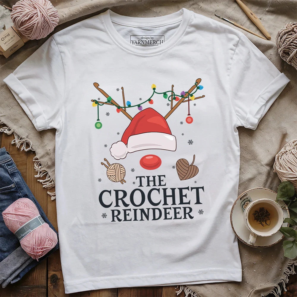 Crochet Reindeer T-shirt