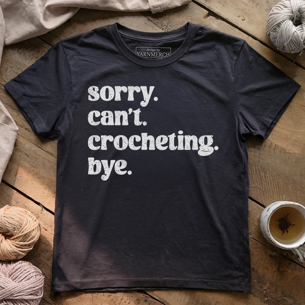 Crocheting. Bye T-shirt