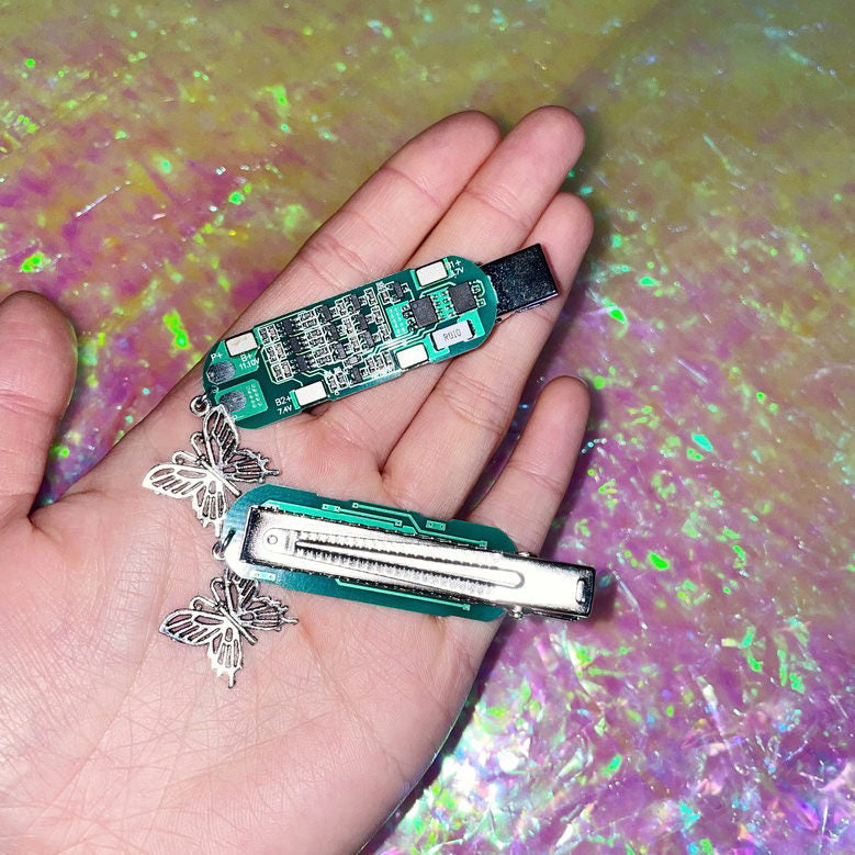 Electronic Chip Hair Clip