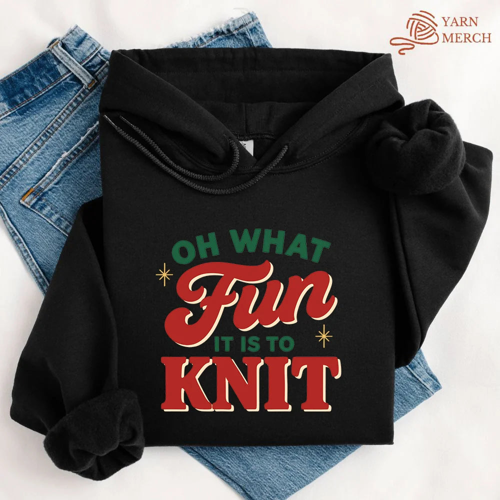 Fun It Is To Knit Hoodie