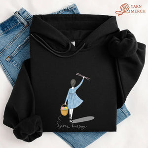 Gone Knitting Hoodie