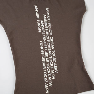 Graphic Printed Slim Fit Top