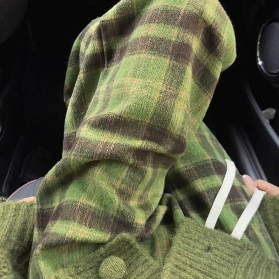 Matcha Mood Plaid Pants