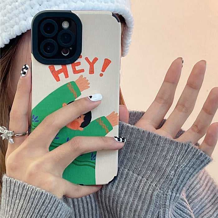 Hey Ha iPhone Case