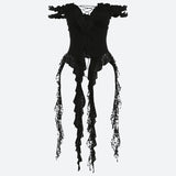 Lace Ruffled Top