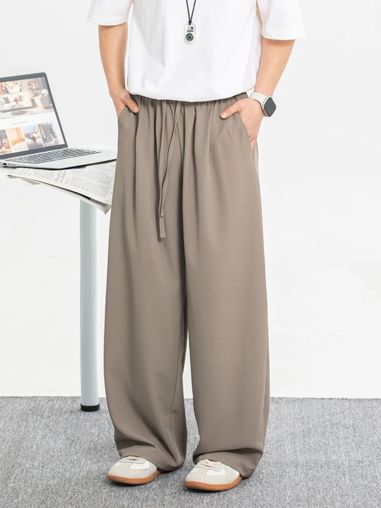 Loose Fit Drawstring Pants
