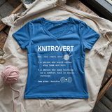 Knitrovert Lady V-neck