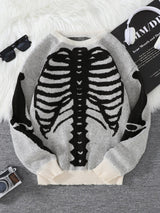 Skeleton Pullover Sweater