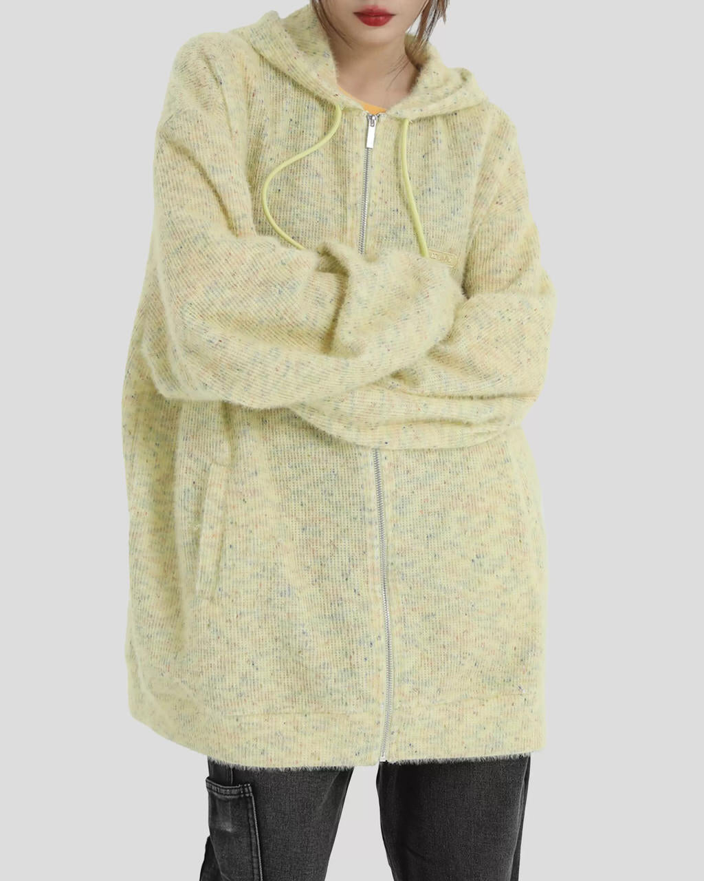 Casual Friday Knit Zip Hoodie