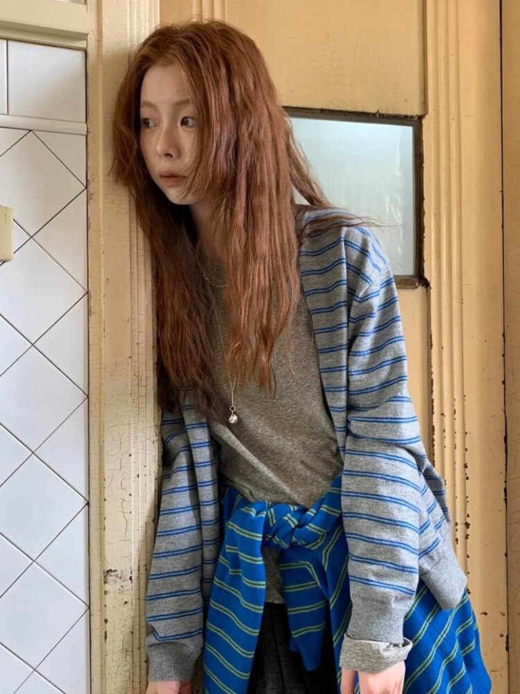 Striped Cardigan