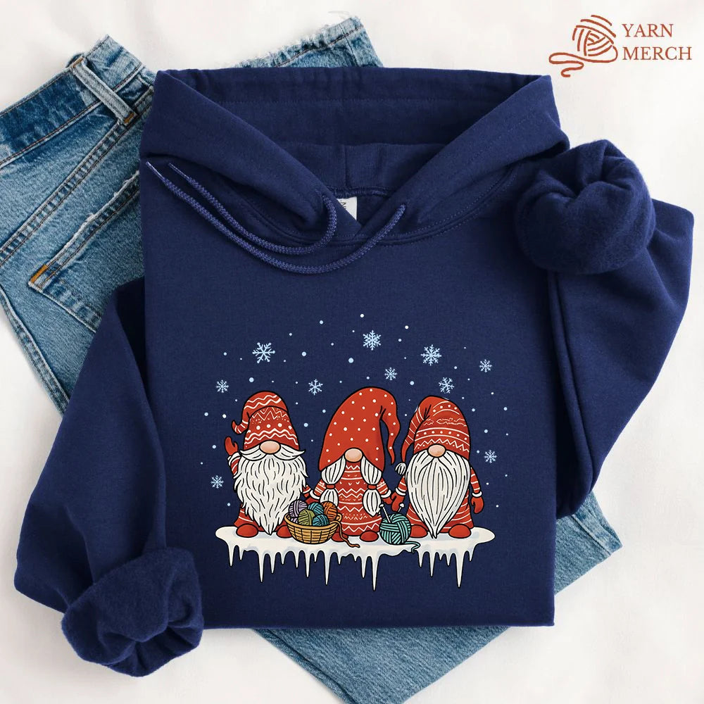 Three Knitty Gnomes Hoodie