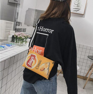 Weirdcore Chips Crossbody Bag