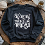Crochet And Christmas Movie Sweatshirt