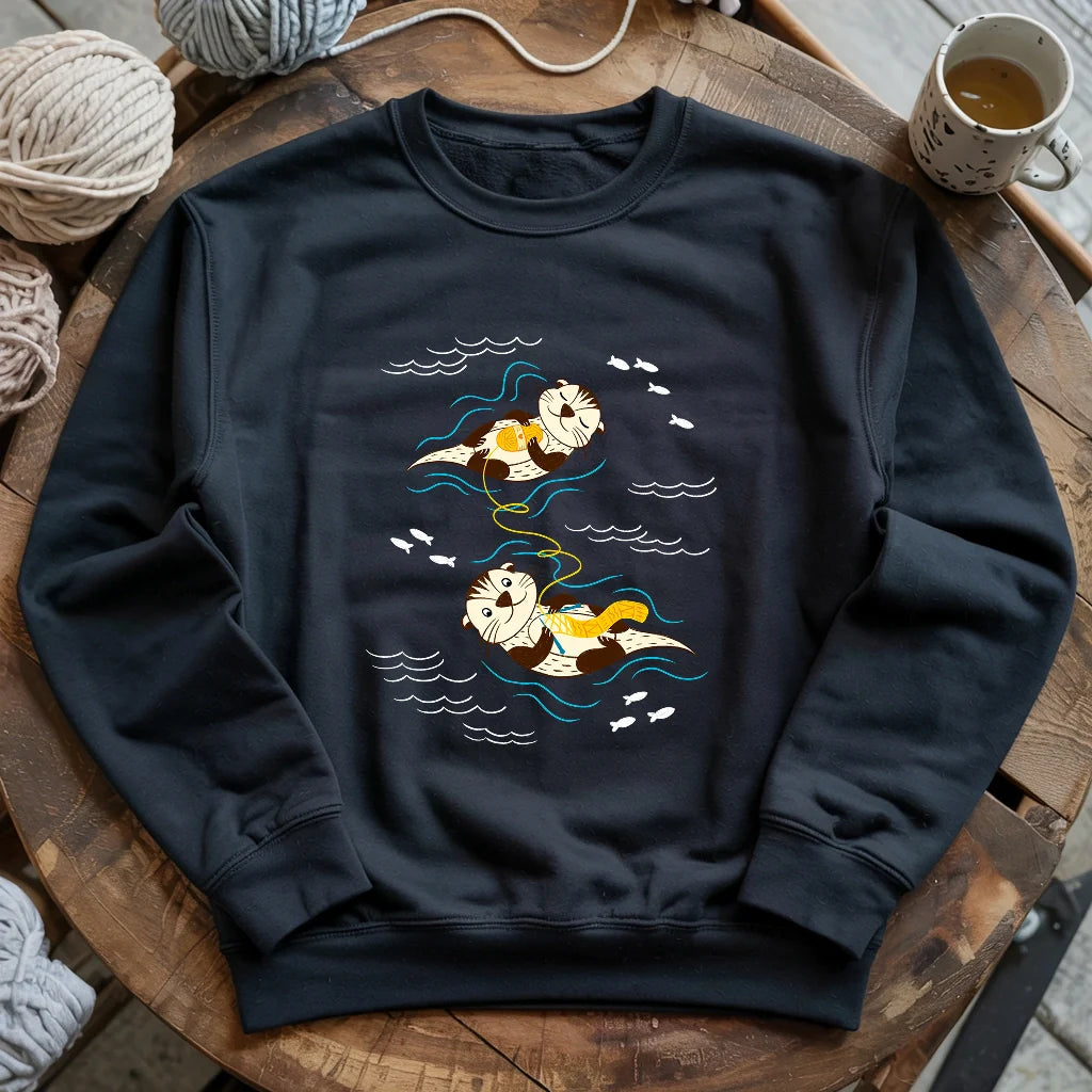 Otterly Knitting Away Sweatshirt