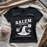 Salem Crocheting Lady V-neck