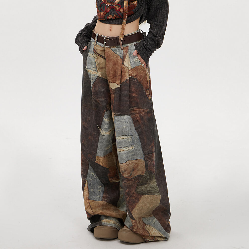 Main Interest Wide Leg Baggy Pants