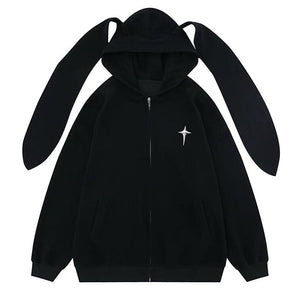 Star Girl Aesthetic Bunny Ears Hoodie