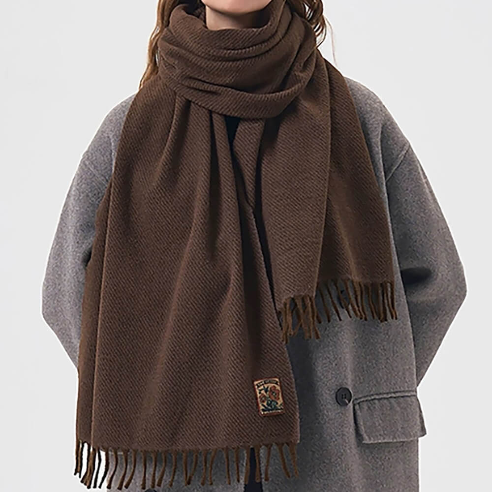 Cozy Up Warm Fringed Scarf