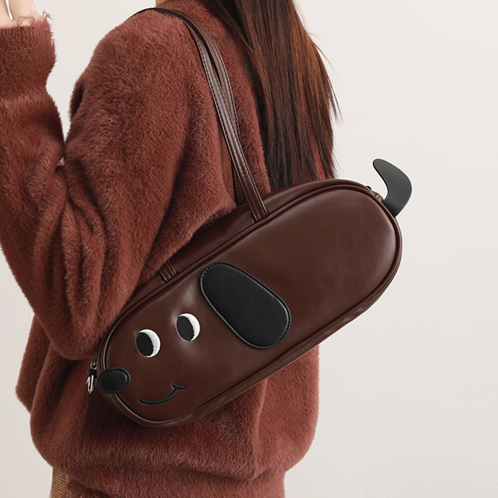 Dachshund Shaped Shoulder Bag
