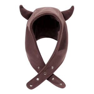 Devil Horns Hood Hat