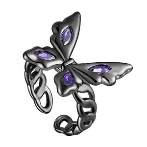 Fairy Grunge Butterfly Ring