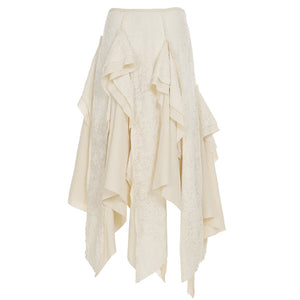 Fairycore Asymmetrical Maxi Skirt