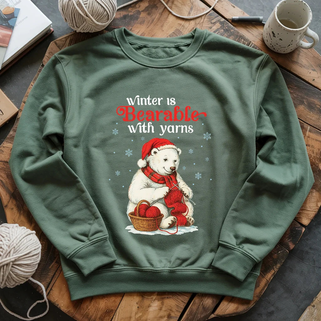Bearable With Yarns Sweatshirt
