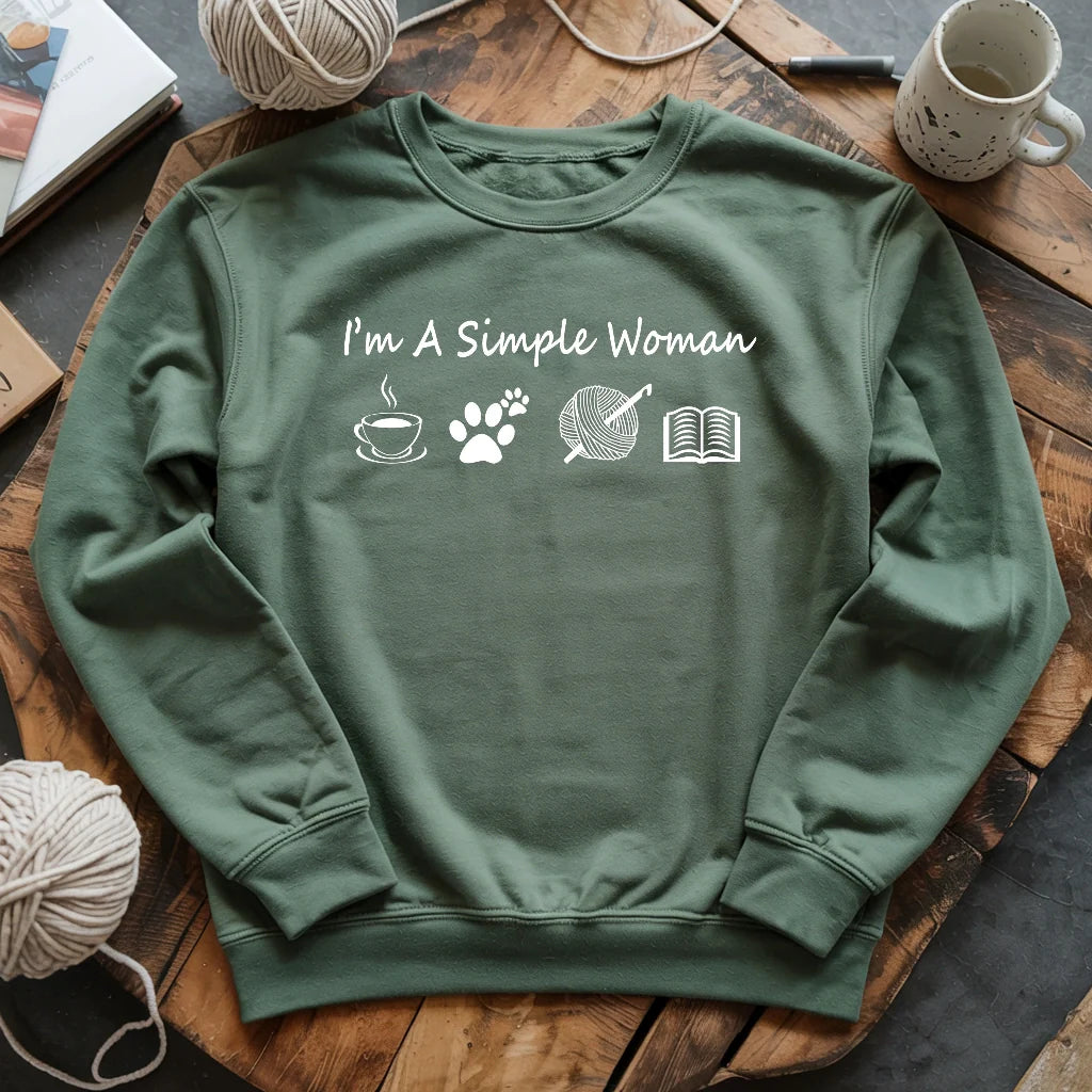 Simple Crocheter Sweatshirt