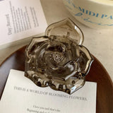 French Rose Hair Claw Clip