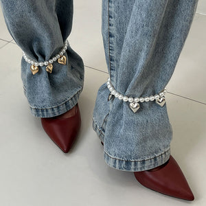 Softie Heart Ankle Bracelets