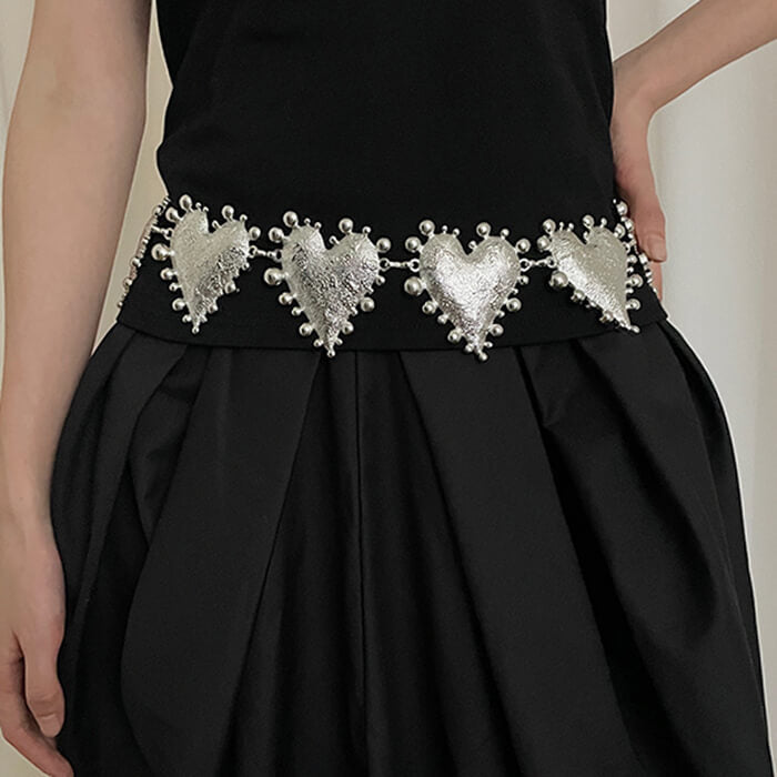 Ready For Love Heart Chain Belt