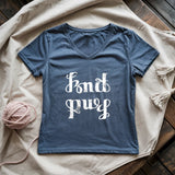 Knit Purl Lady V-neck